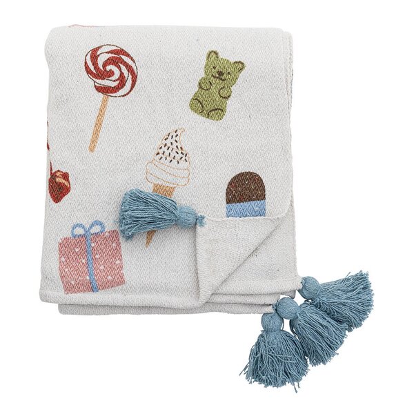 Pledd Sweets 160x130 cm natur