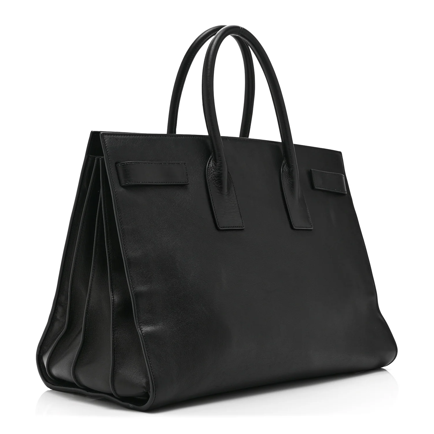 Calfskin Large Sac de Jour Carryall Black