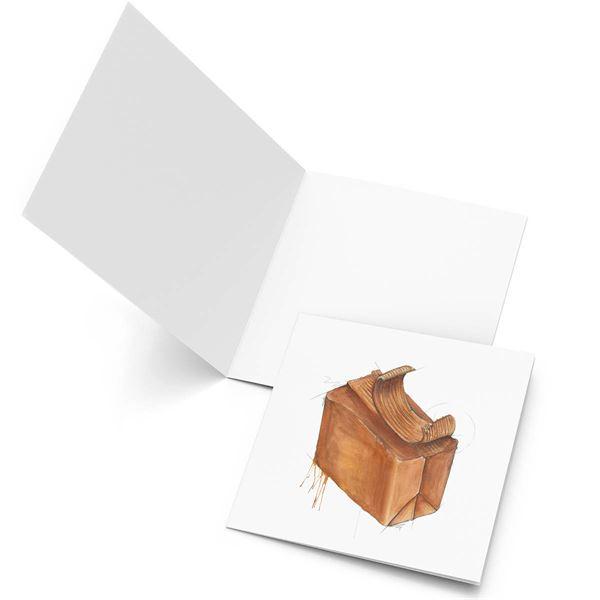 Små kunstkort brunost