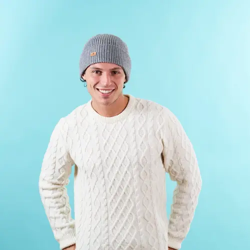 Bonnet French 75 Gris Mélangé