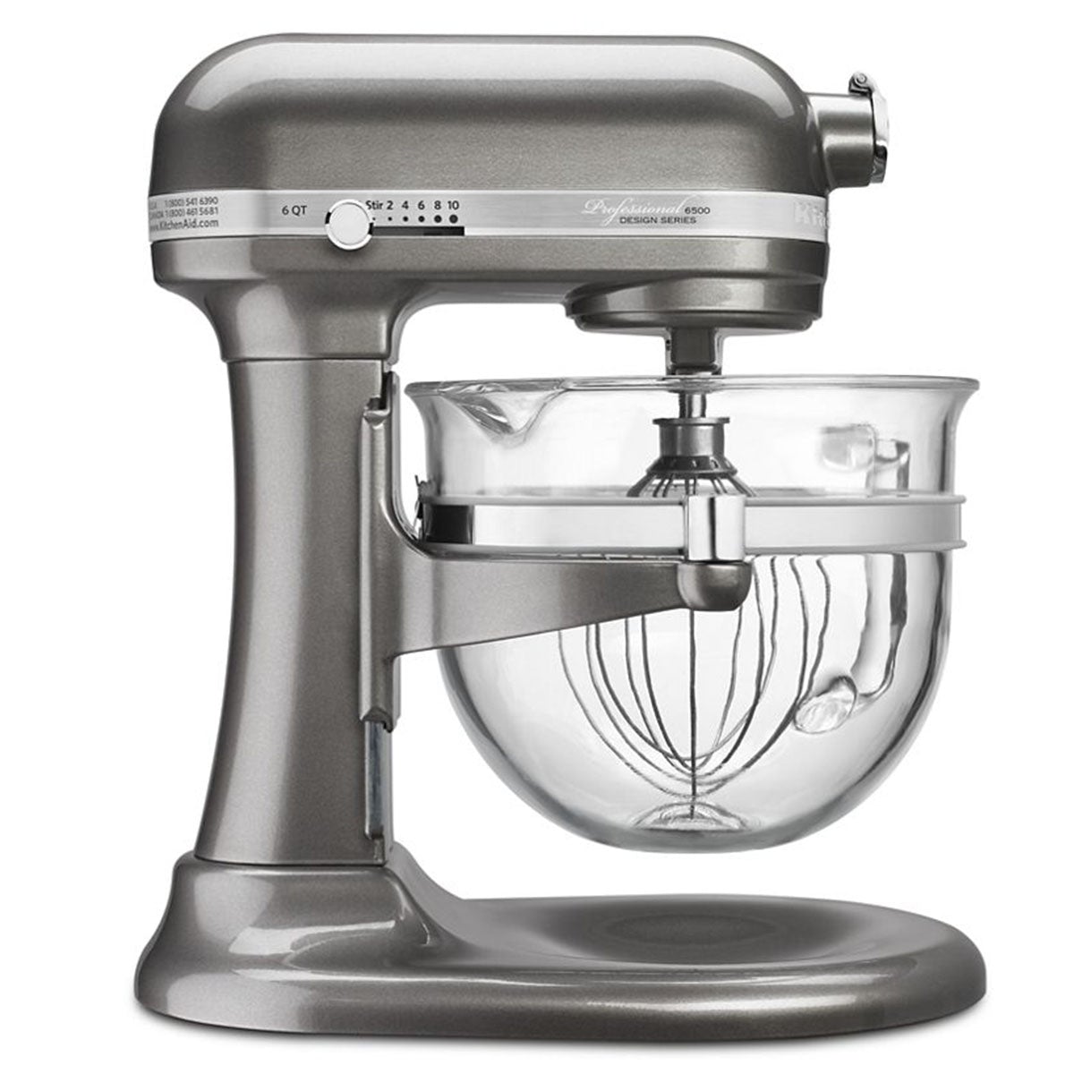 Robot pâtissier professionnel 6500 Design Series, bol relevable de 6 pintes