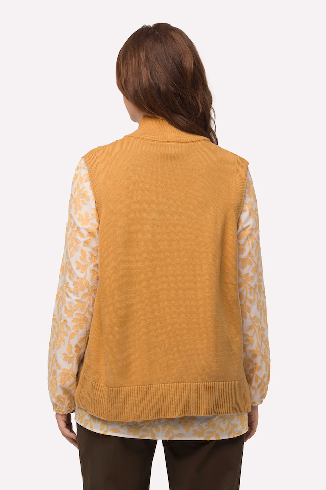 Eco Cotton Open Seam Sweater Vest