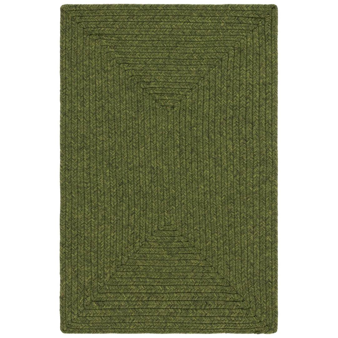 Garbrand Handmade Flatweave Green Area Rug Ebern Designs Rug Size: Rectangle 2' x 3'