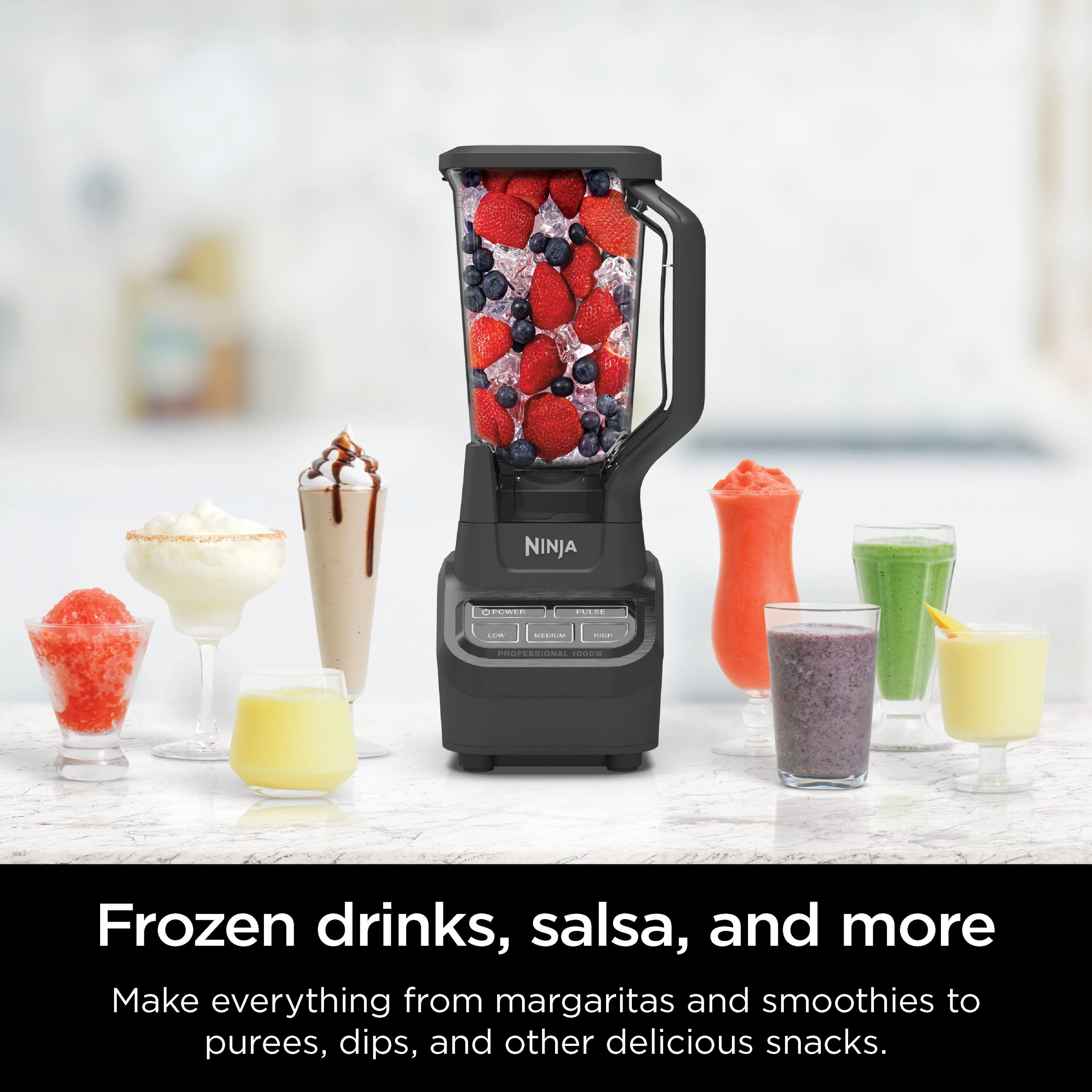 Ninja® Professional Blender 72 oz * XL Total Crushing® Pitcher, 1000 Watt Power Image 2