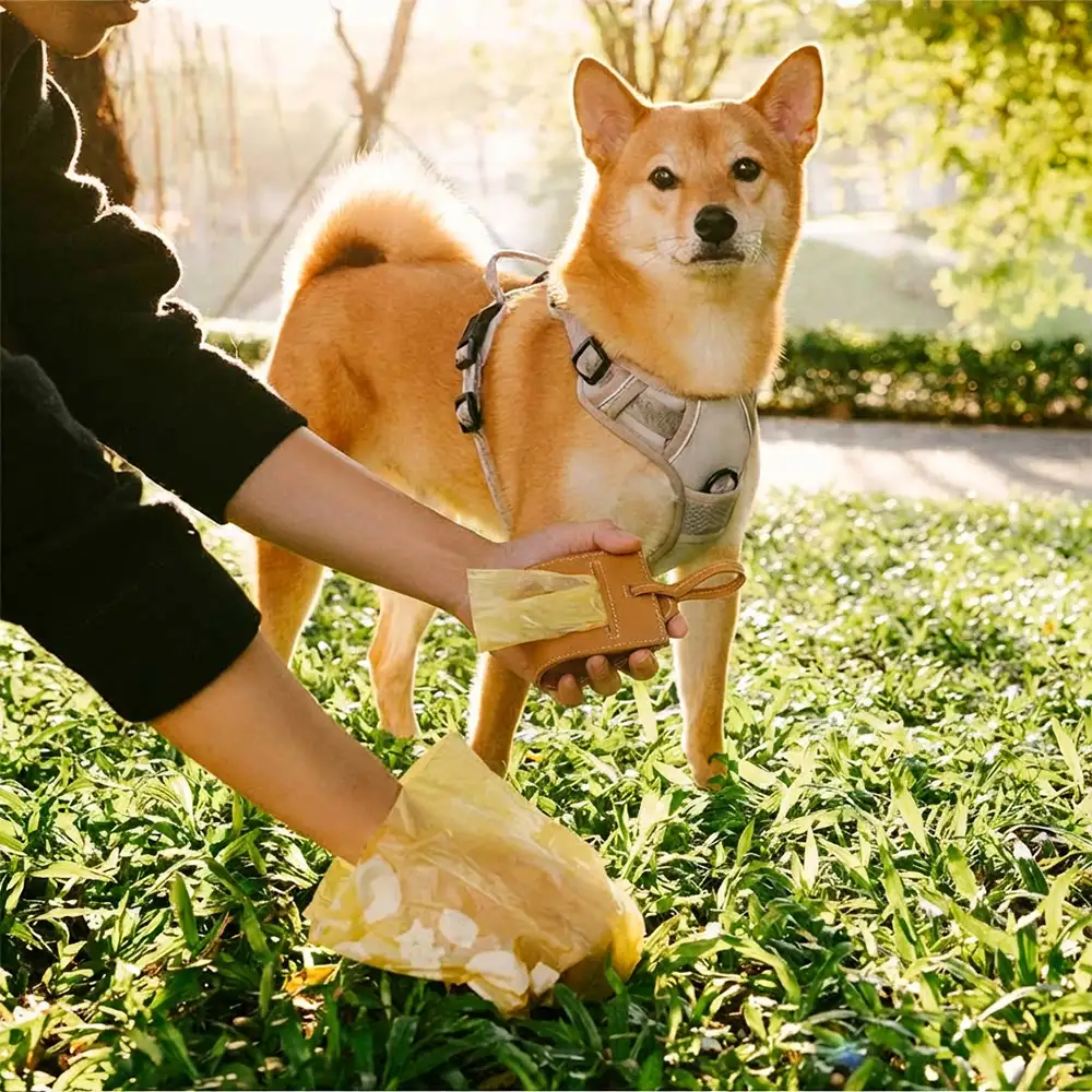 PU Leather Dog Poop Bag Dispenser