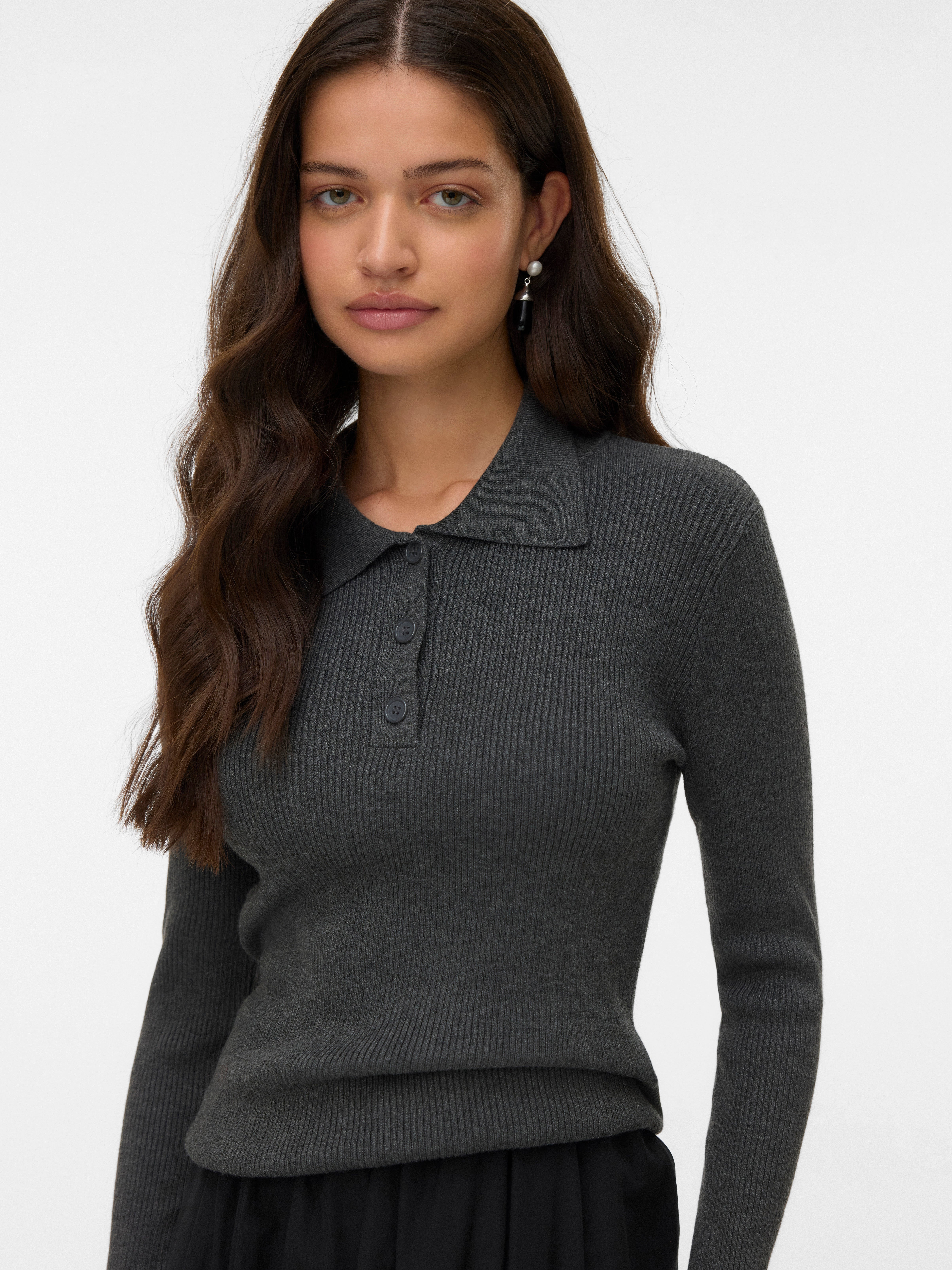 VERO MODA® VMSILJERIB Knitted pullover