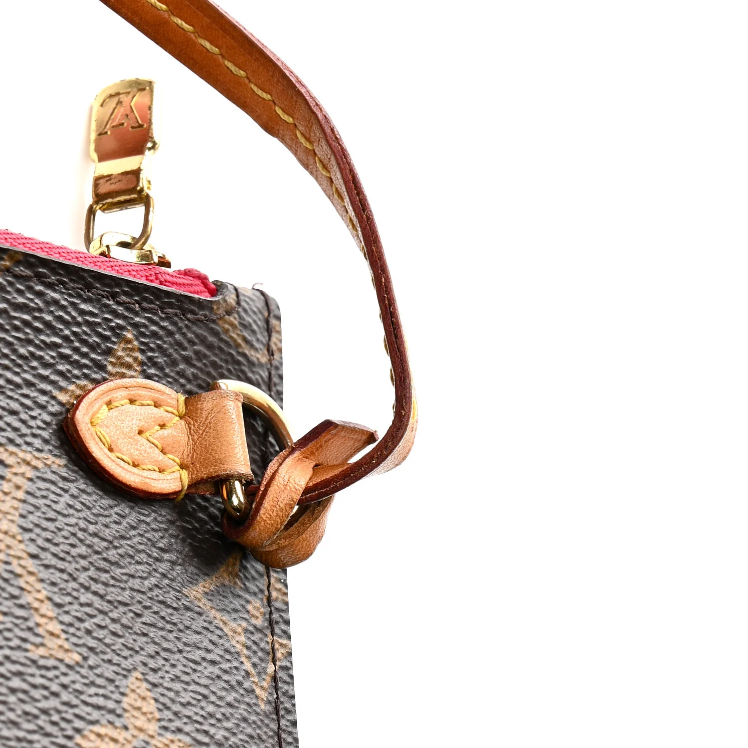 Monogram Bay Neverfull MM Rose Ballerine Poppy