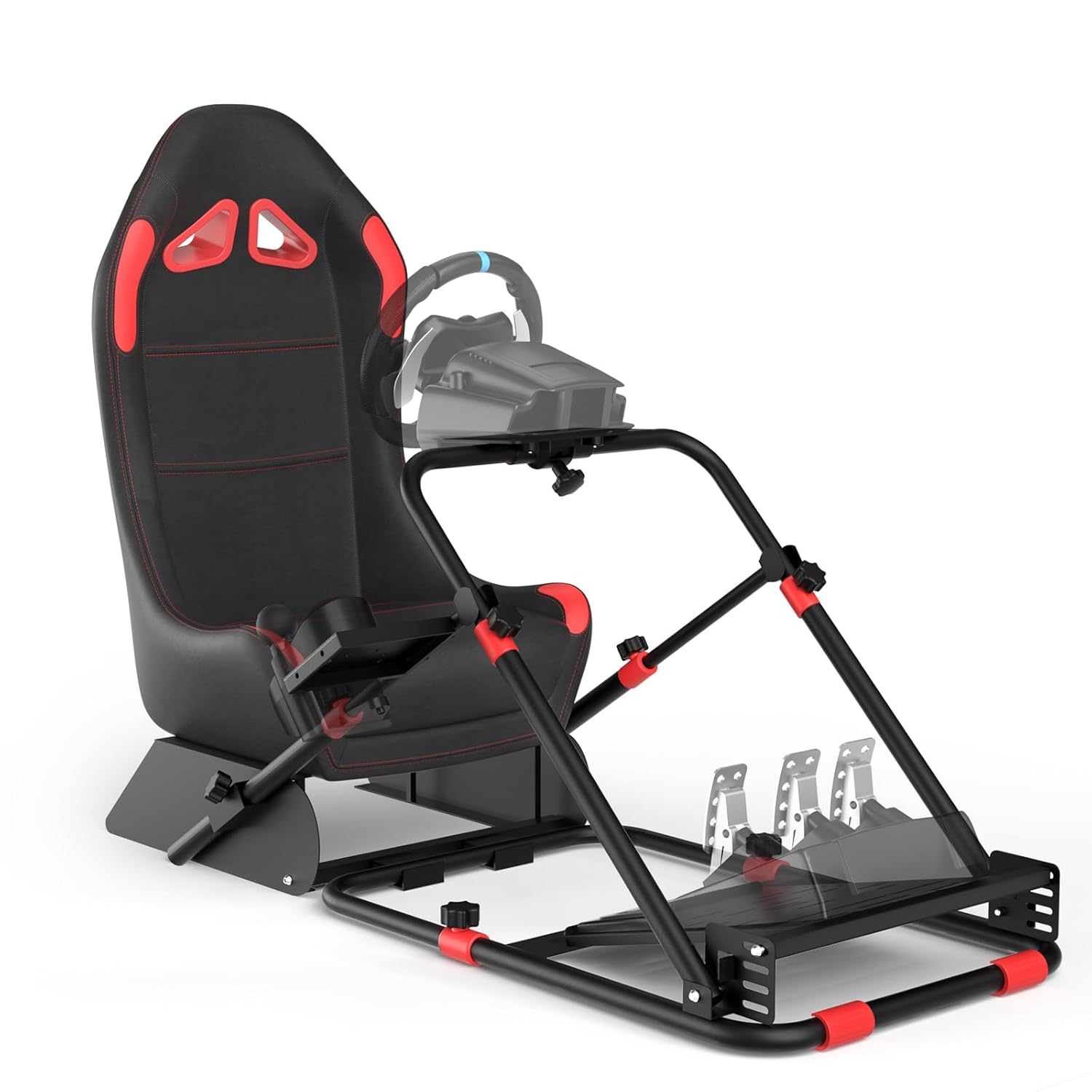 RACGTING Cockpit de simulateur de course, siège pliable, Logitech/Thrustmaster