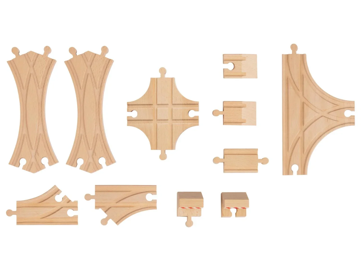 lupilu Set de rails ou Set d'aiguillages