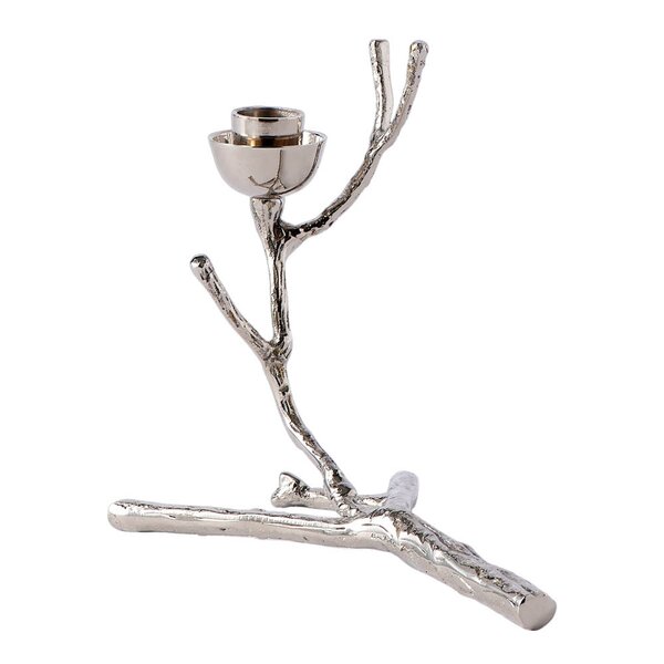 Twiggy lysestake XS 18 cm gull sølv