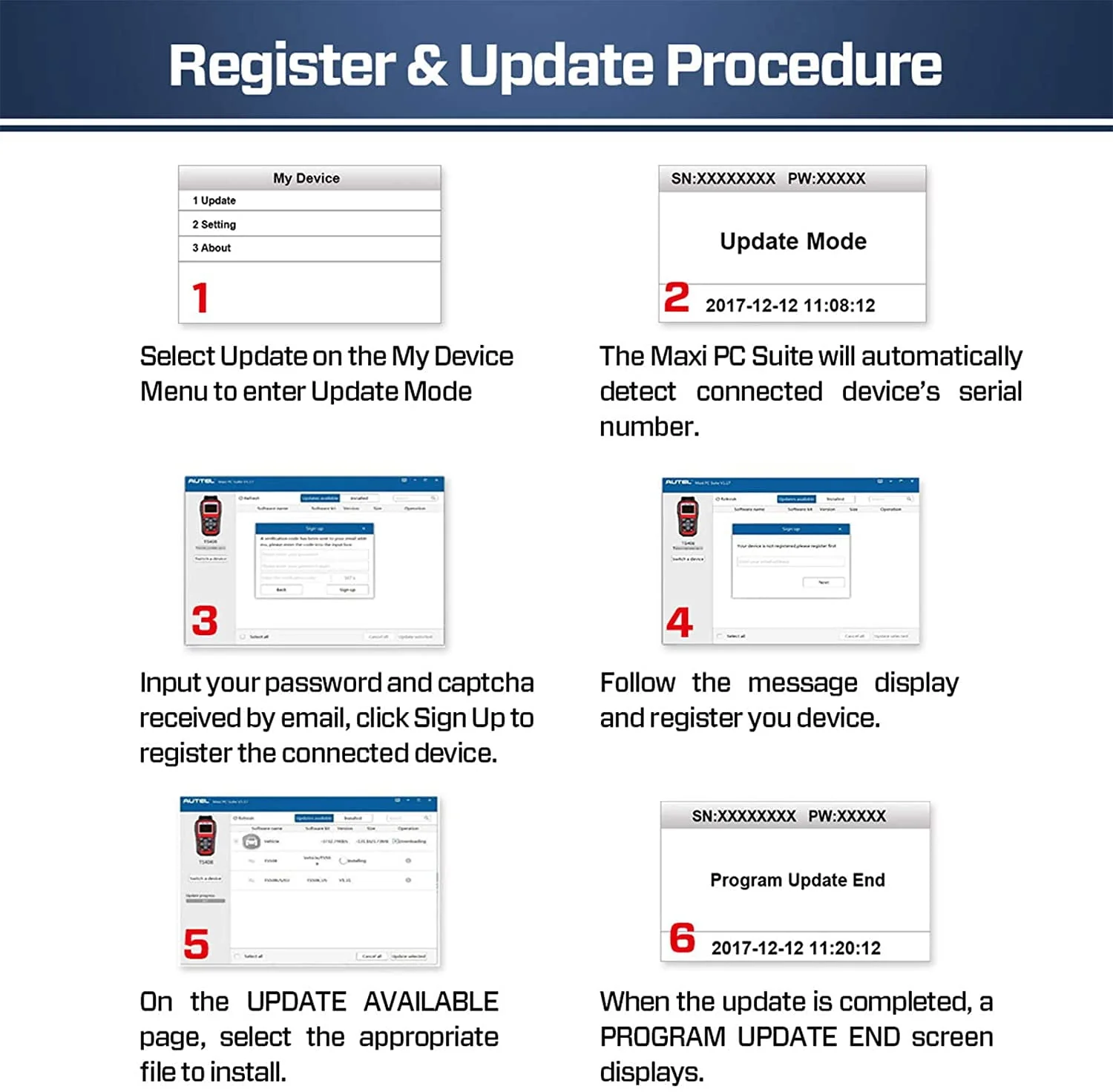 Autel TPMS Relearn Tool TS408, TPMS Reset, Sensor Activation, Program, Key Fob Testing Image 8