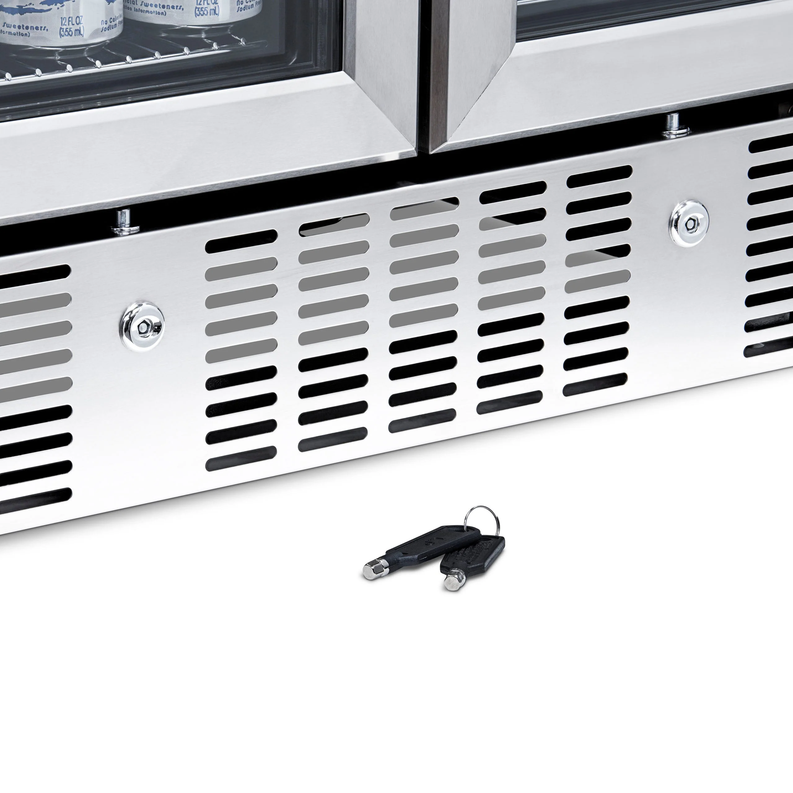 Newair 24” Dual Zone Wine and Beverage Fridge in Stainless Steel