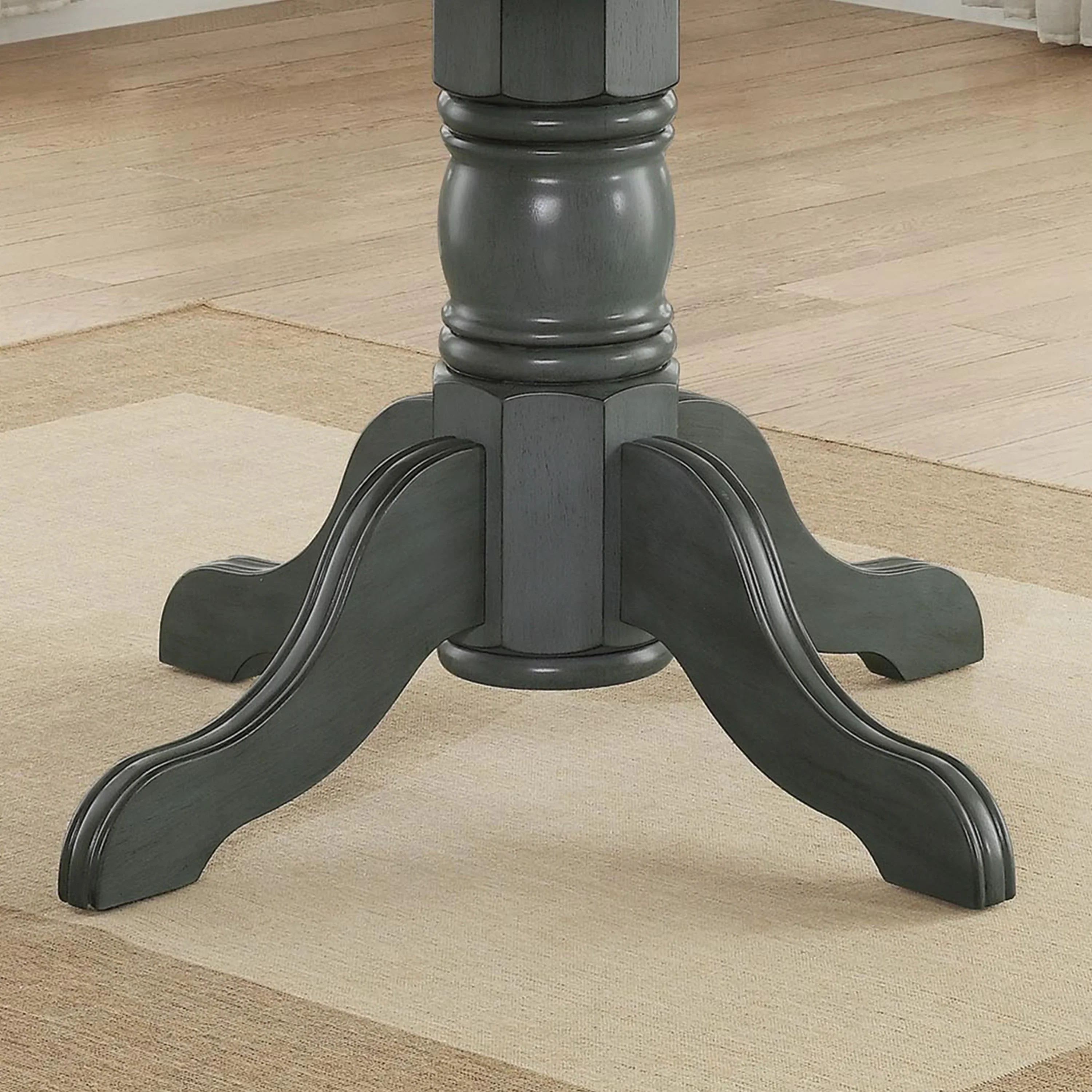 Better Homes & Gardens Cambridge Place Dining Table, Blue & Mocha Finish
