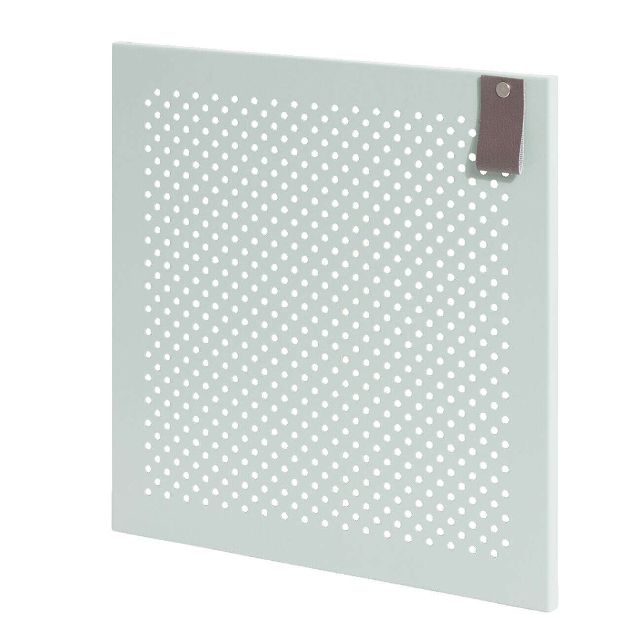 Porte Box Cube métal ajouré vert clair 32,2x32,2cm