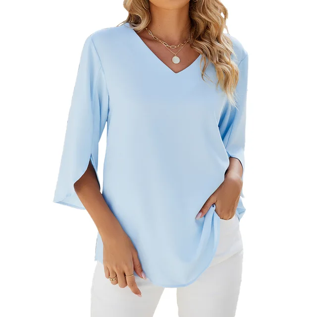 Mia - Blouse Décontractée Été