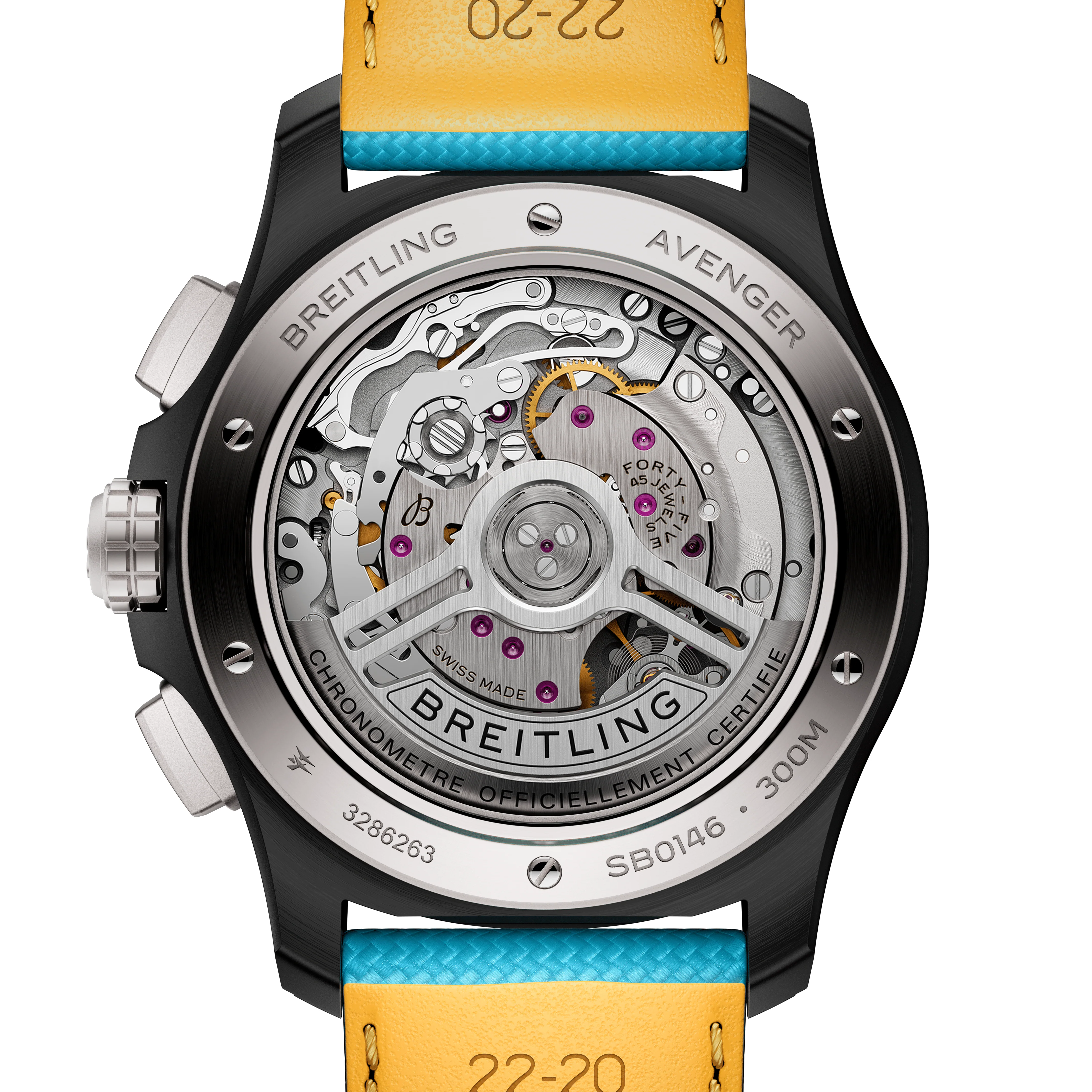 [Super Clone]Avenger B01 Chronograph 42 Night Mission SB0146101L1X1