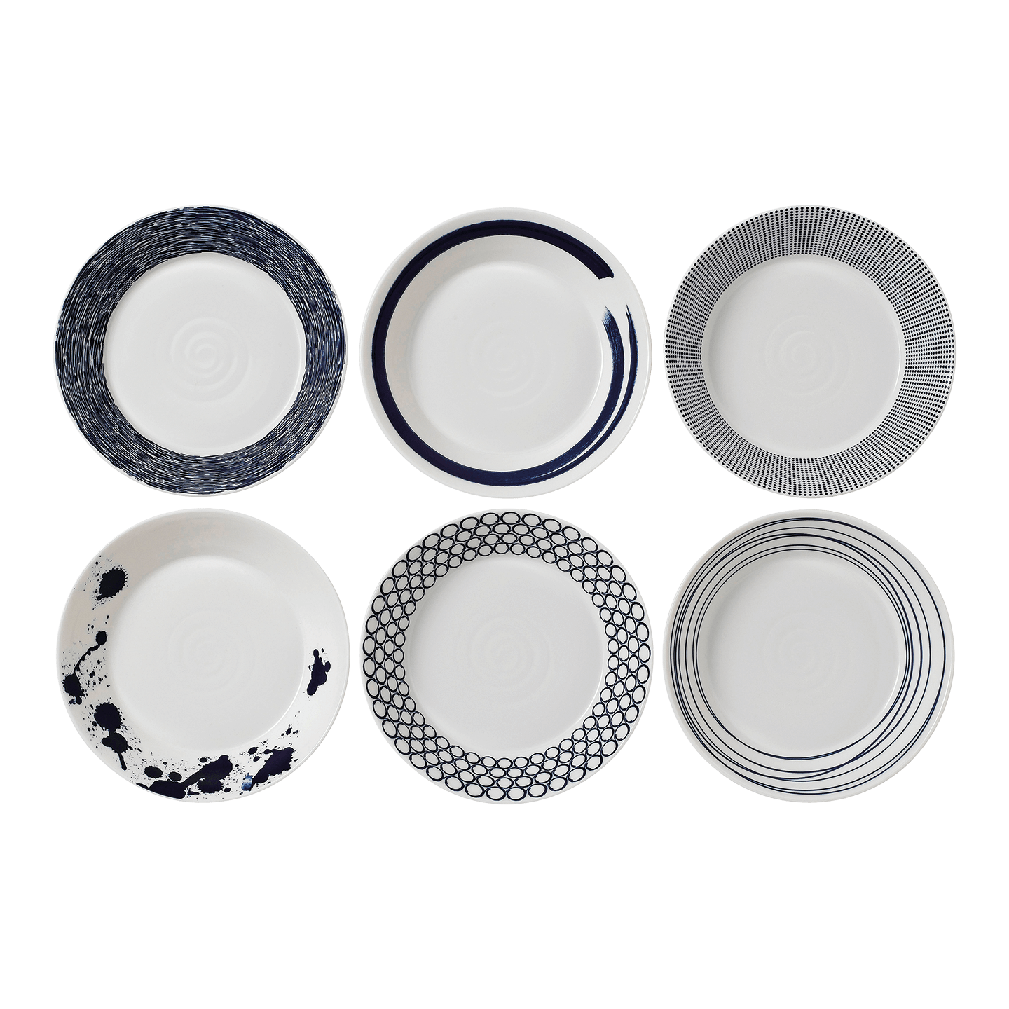 Pacific Blue Pasta Bowl, Set of 6