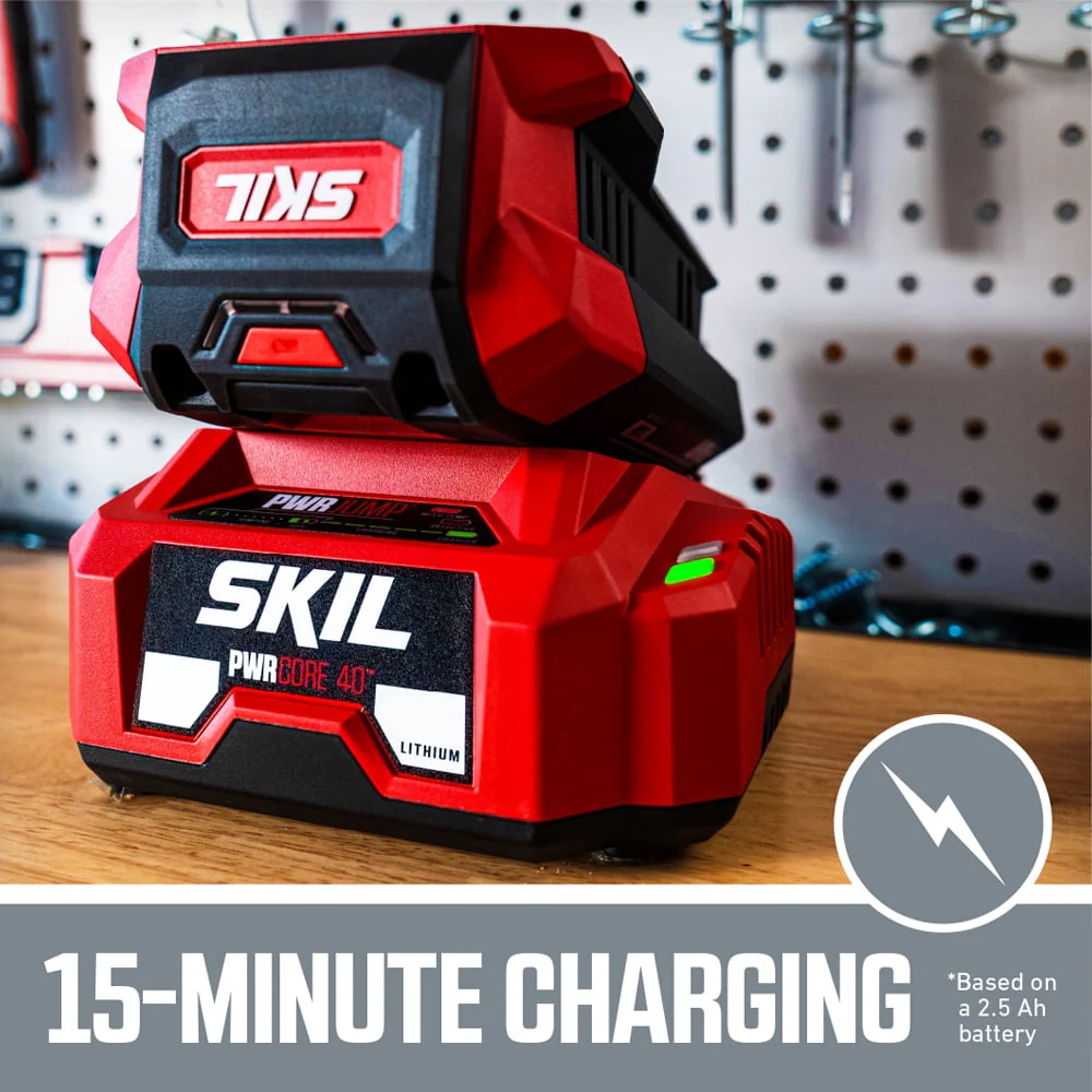SM4910 10 PWR CORE 40 Brushless 40V Self Propelled Mower Kit w/5 0Ah Battery Charger Image 4
