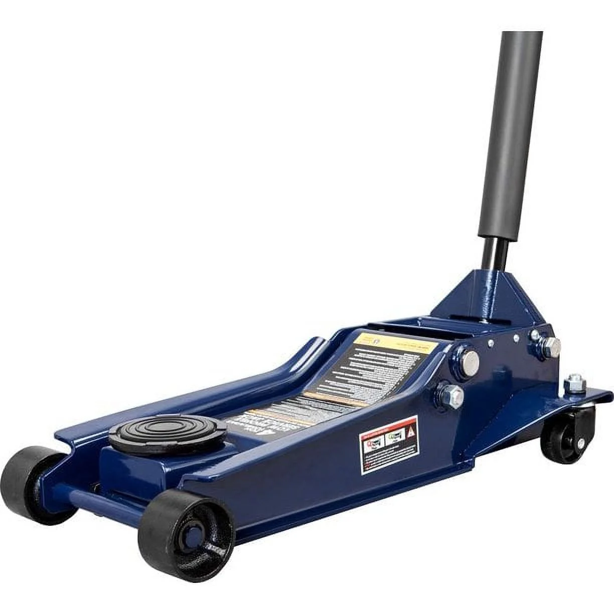 Cric hydraulique de garage/voiture robuste et extra-plat de 4 tonnes, bleu, W847U