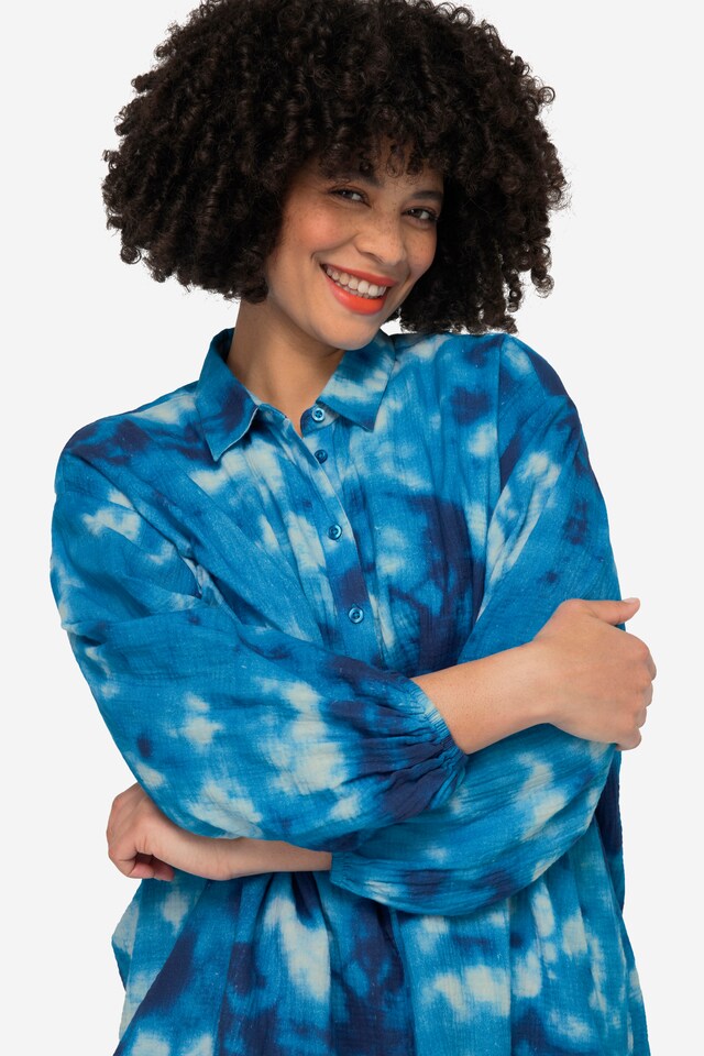 Batik Pattern Muslin Shirt Blouse