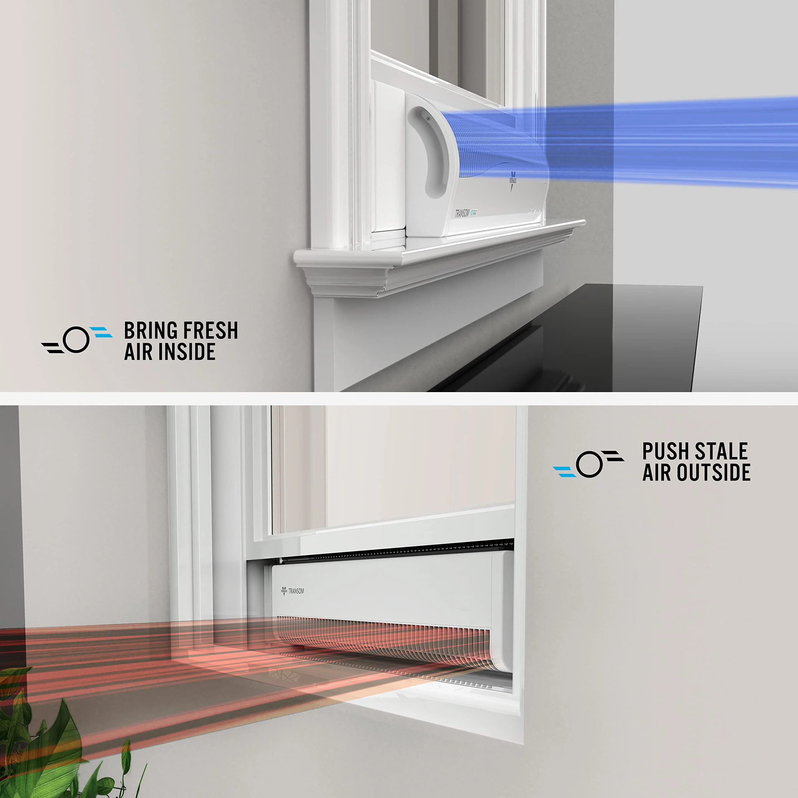 Transom AE Window Air Circulator