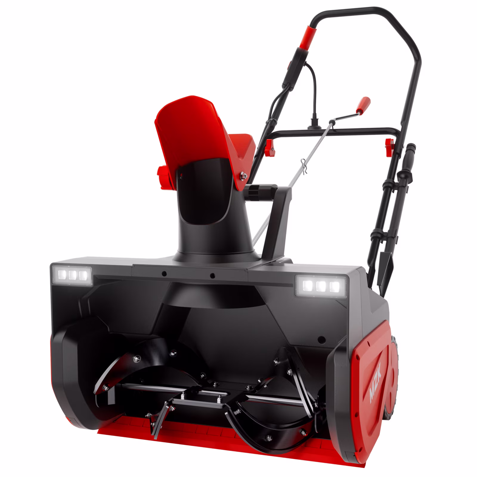 23-Inch Electric Walk-Behind Snow Blower with LED Light, Electric Snow Blower with 15-Amp Motor,Directional Chute Control, Black(23")