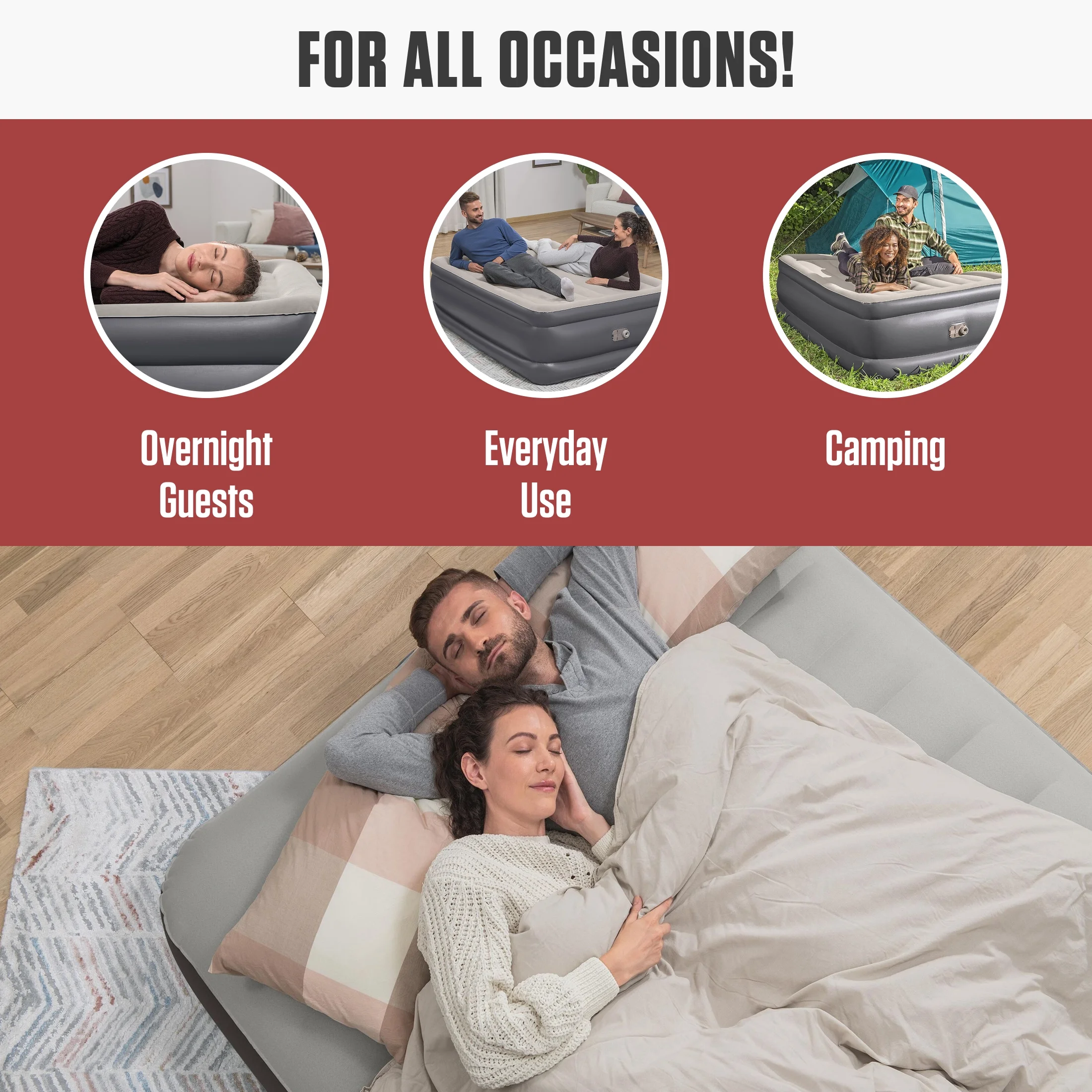 Coleman Alwayzaire Tough Guard Air Mattress Queen 14