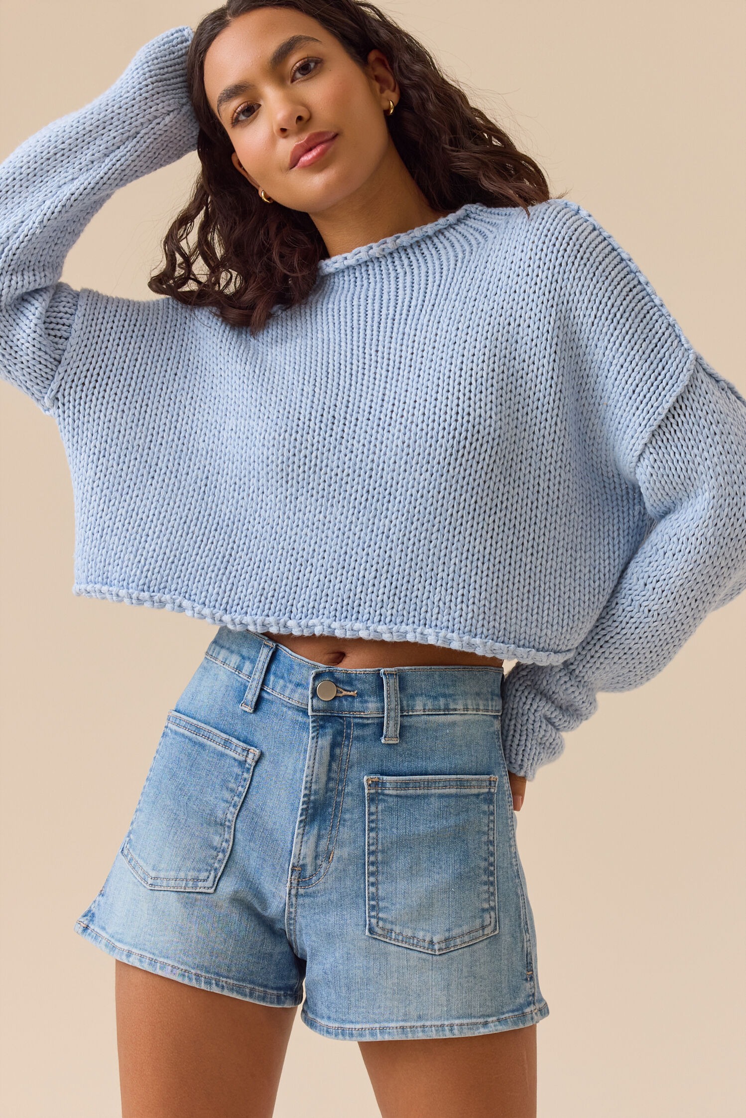 Lillie Claire Denim Shorts