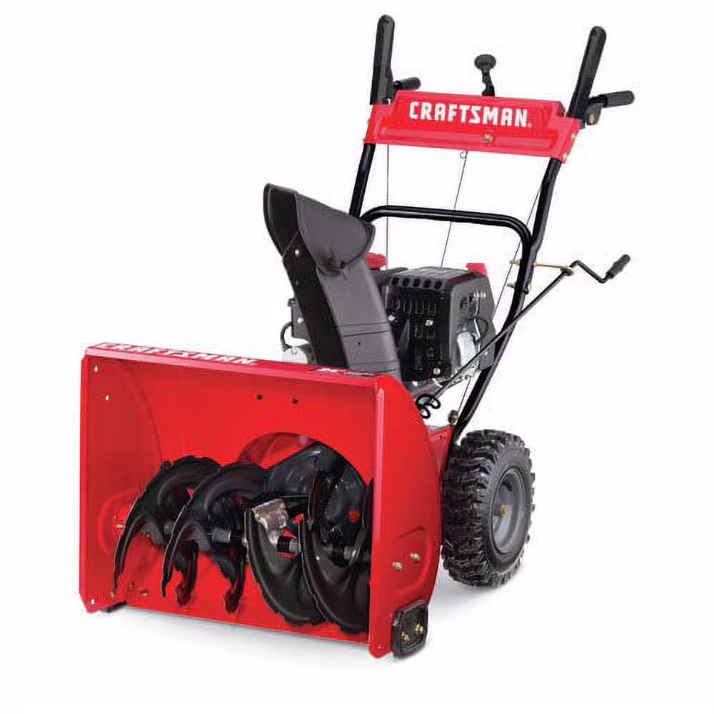 Restored 24�� 208cc Two-Stage Electric Start Self-Propelled Snow Blower