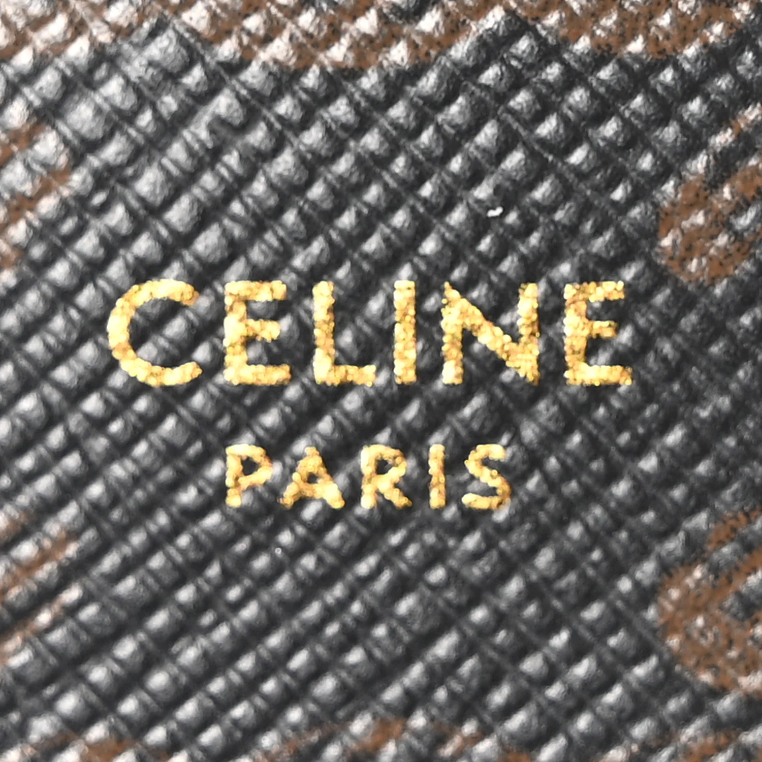 Triomphe Canvas Lambskin Wallet On Strap Tan