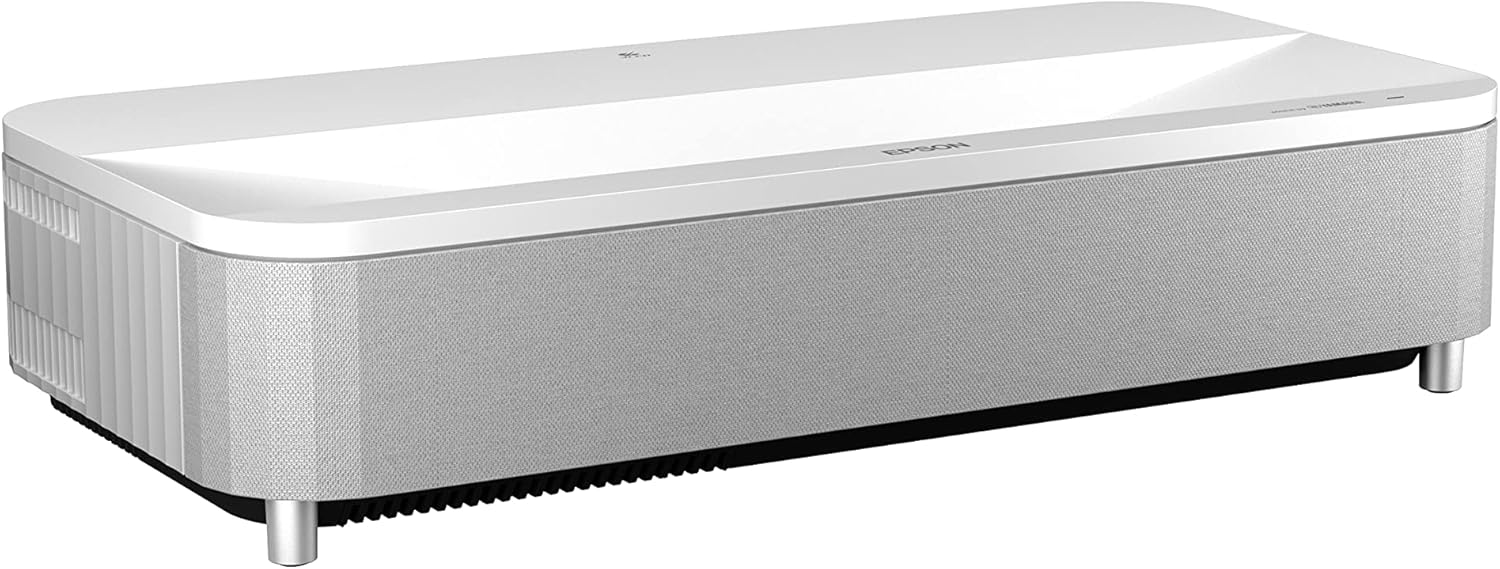 Epson EpiqVision Ultra LS800 Ultra Short Throw 3-Chip 3LCD Smart Streaming Laser Projector  4 000 Lumens  4K PRO-UHD  HDR  150