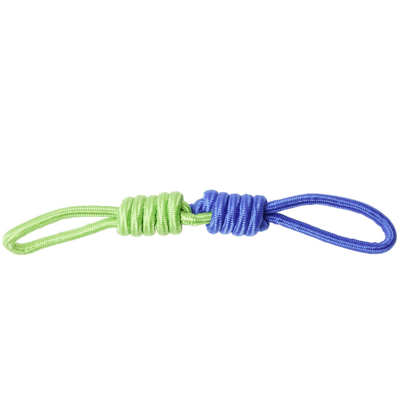 Jouet pour chien corde en coton bleu et vert Ø4,5x46cm