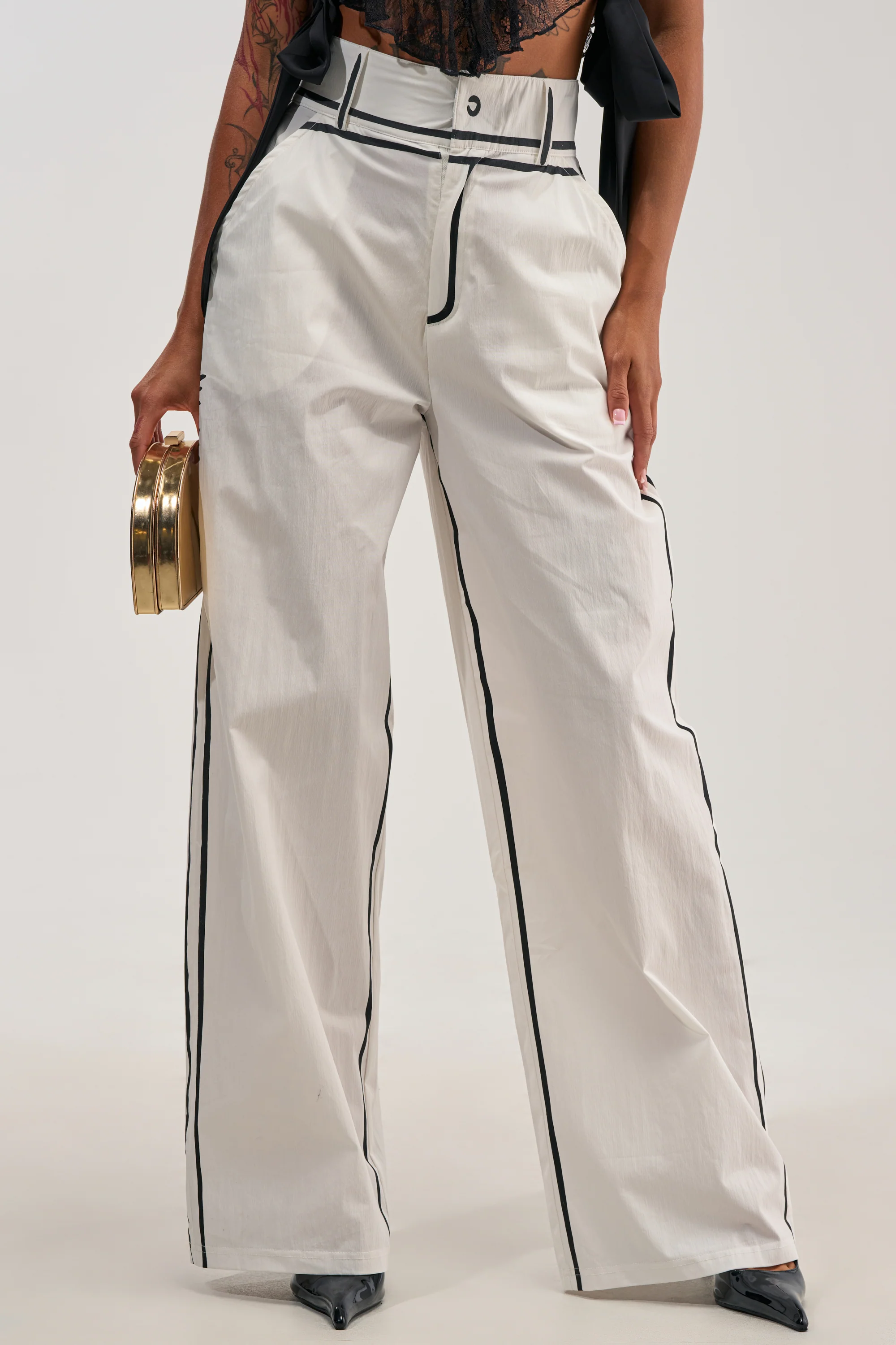 BLANK SPACE HIGH WAIST PALAZZO PANT - Akira Store