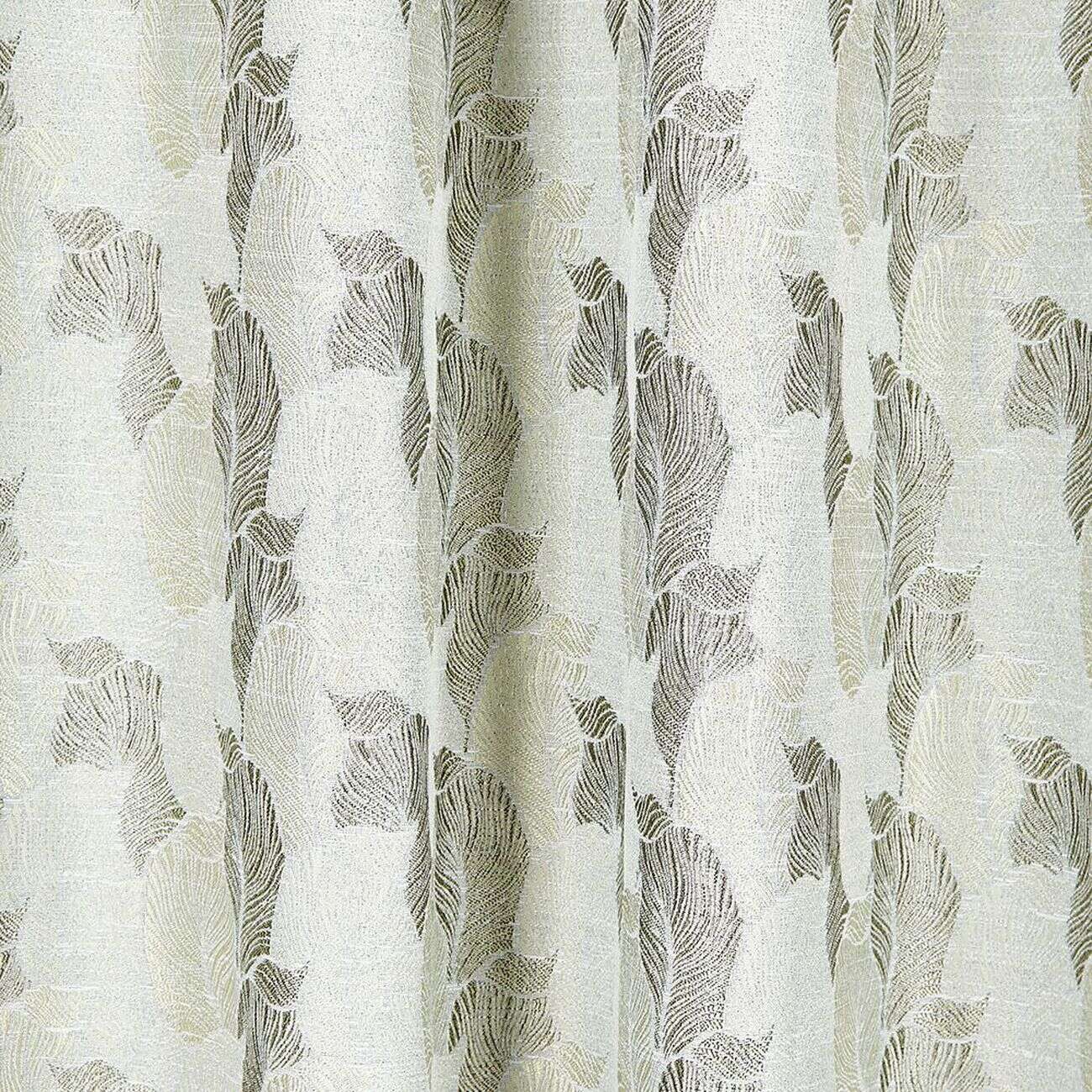 Rideau polyester 140x240cm jacquard feuilles