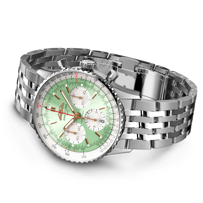 [Super Clone]Breitling AB0139211L1A1 Navitimer B01 Blue Dial - Νew
