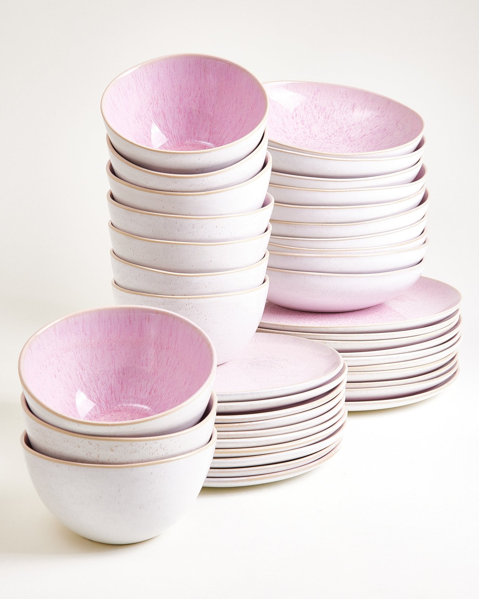 AREIA - TABLEWARE SET CLASSIC ROSÉ 40 PIECES