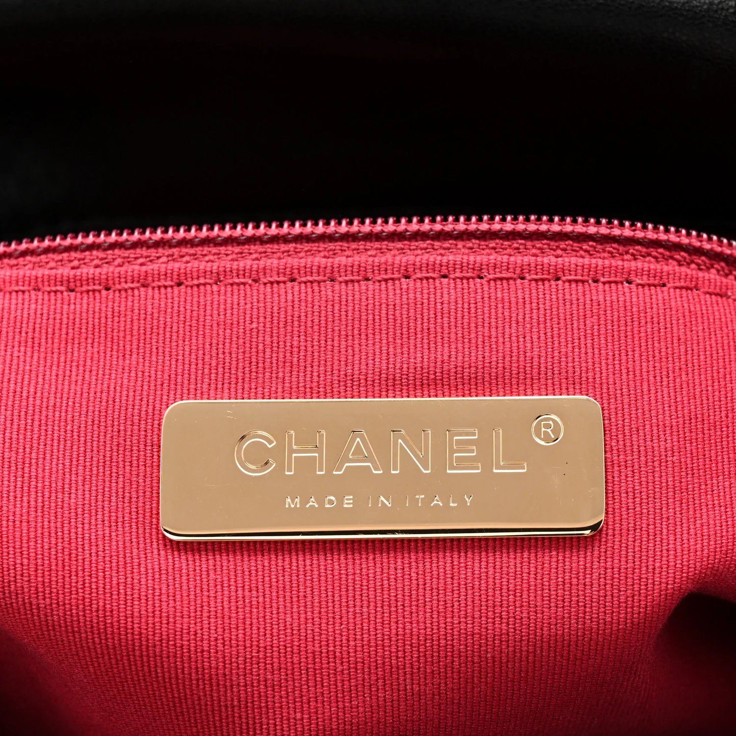 Goatskin Quilted Large Chanel 19 Flap Black