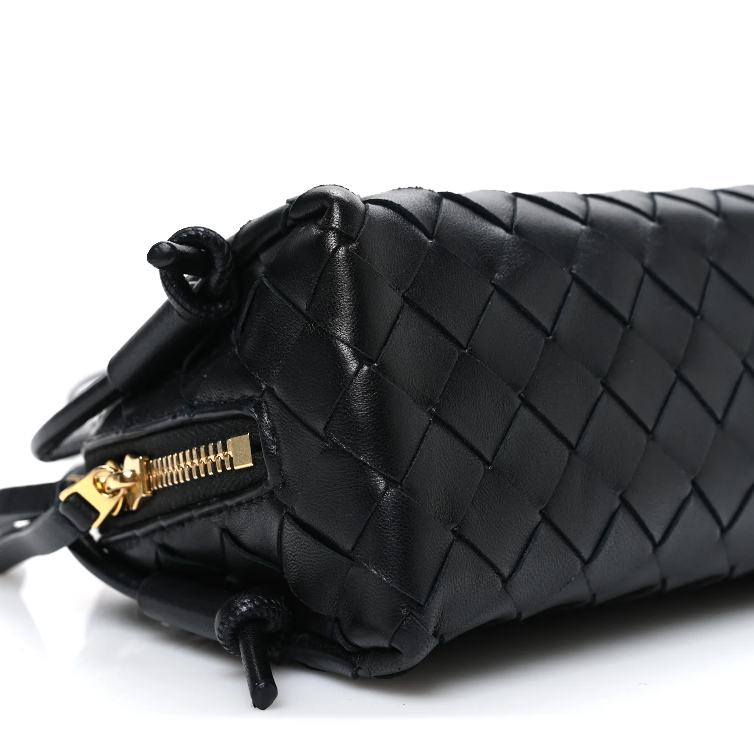 Nappa Intrecciato Concert Pouch Black