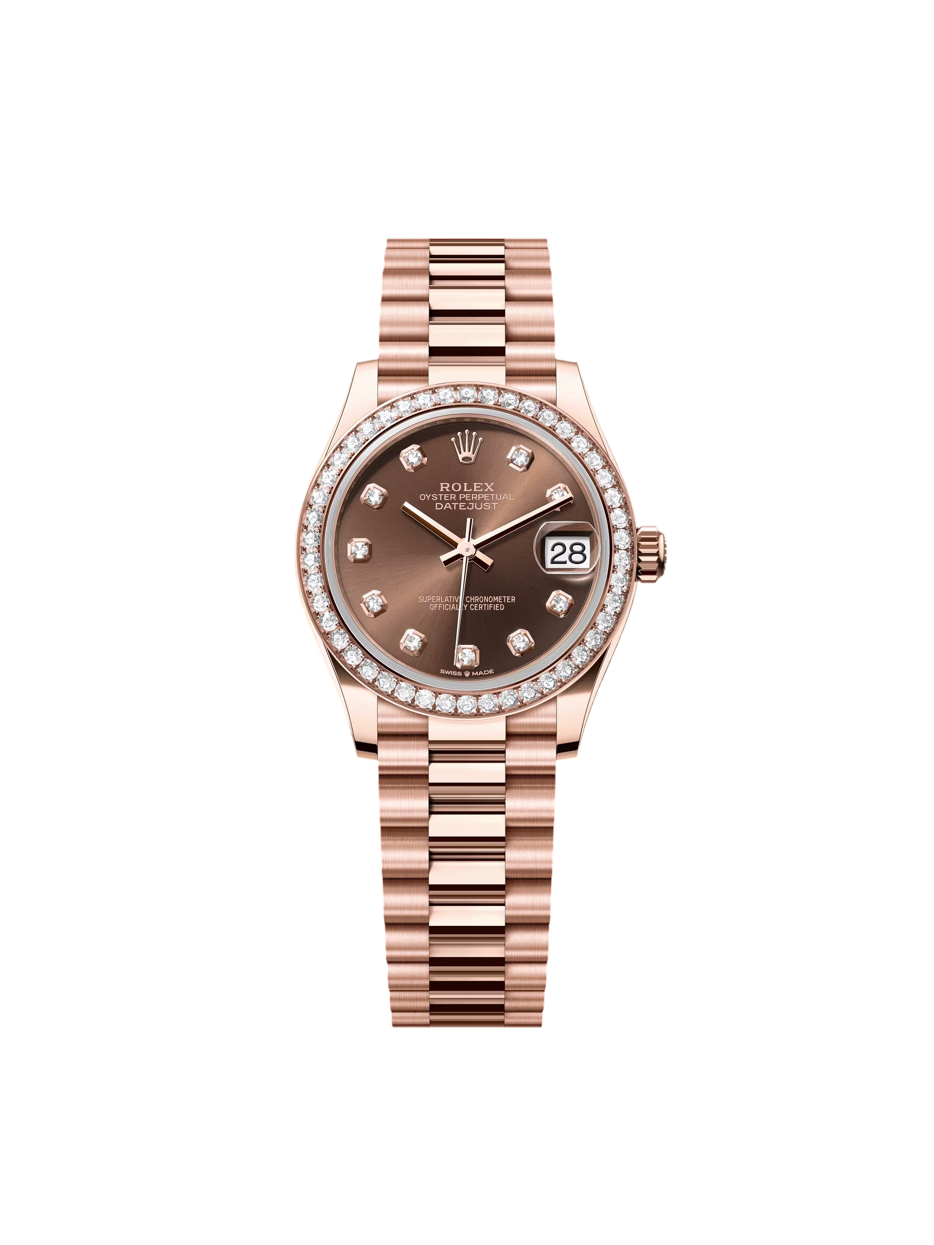 【Super Clone】RLX Datejust m278285RBR-0006 Chocolate Dial 31mm