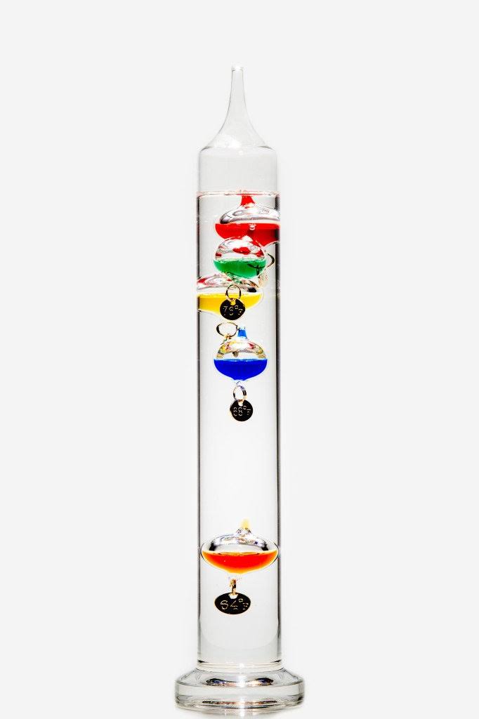 Glassic Gifts Galileo Thermometer (13
