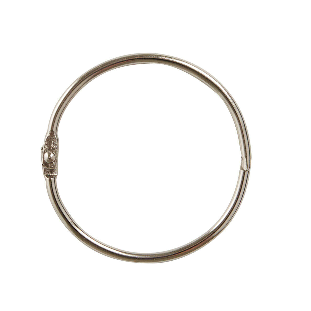 Anneau rideau de douche rond en métal x12