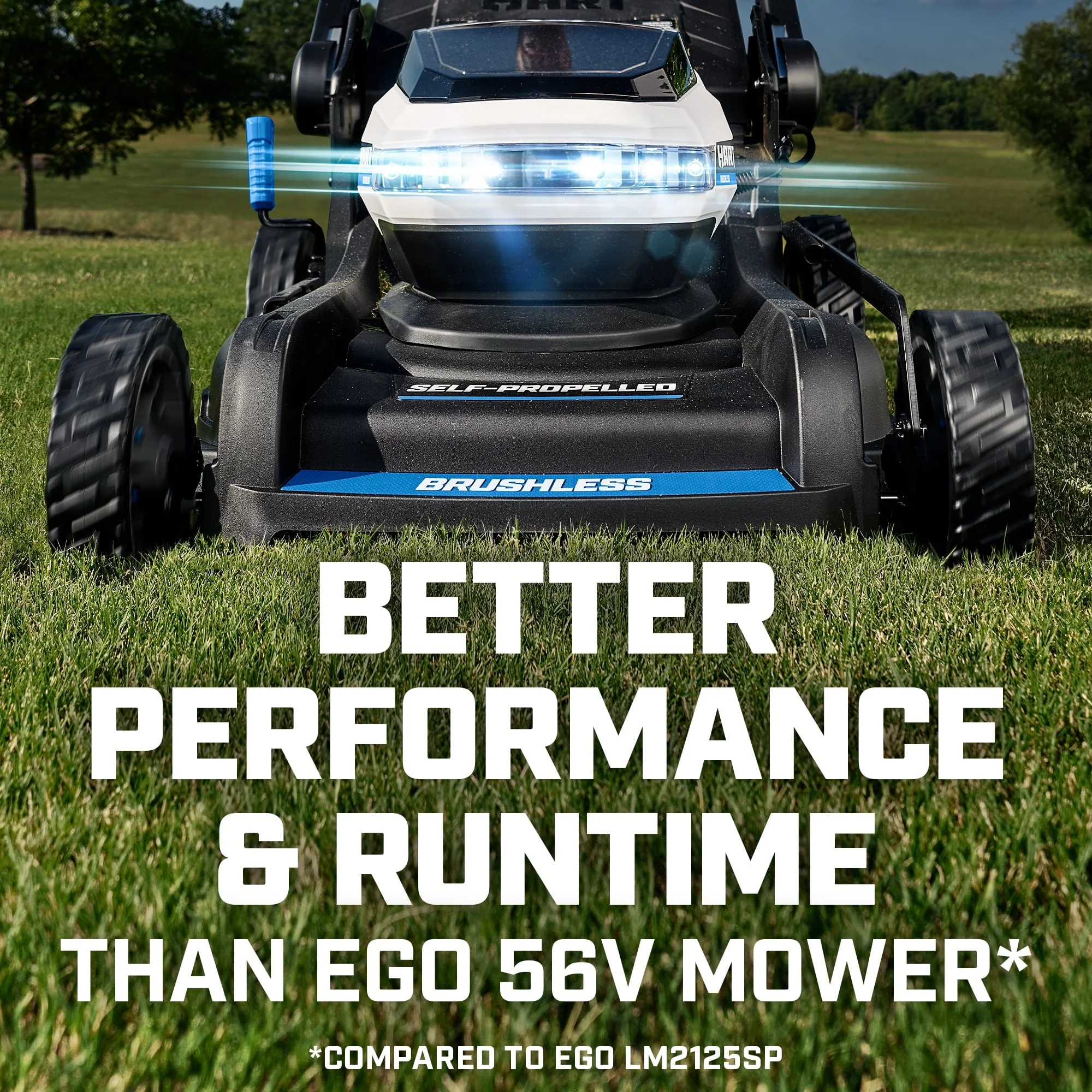 40-Volt 21-inch Supercharge 3-in-1 Self-Propelled Mower Kit, (2) 6.0Ah Lithium-Ion Batteries - Image 3
