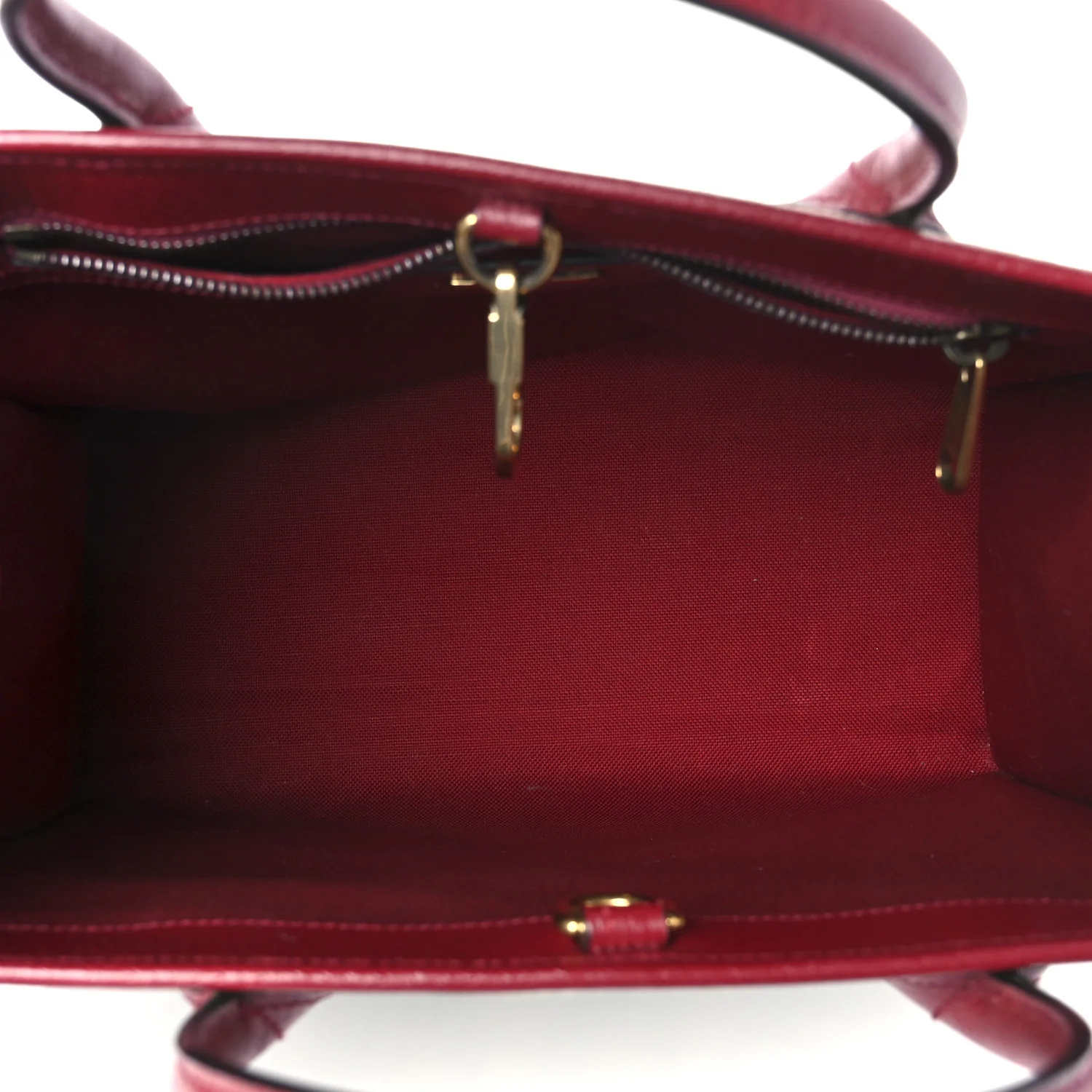 Canvas Jacquard Calfskin 100 Centennial Music Small Tote Bag Ivory Red