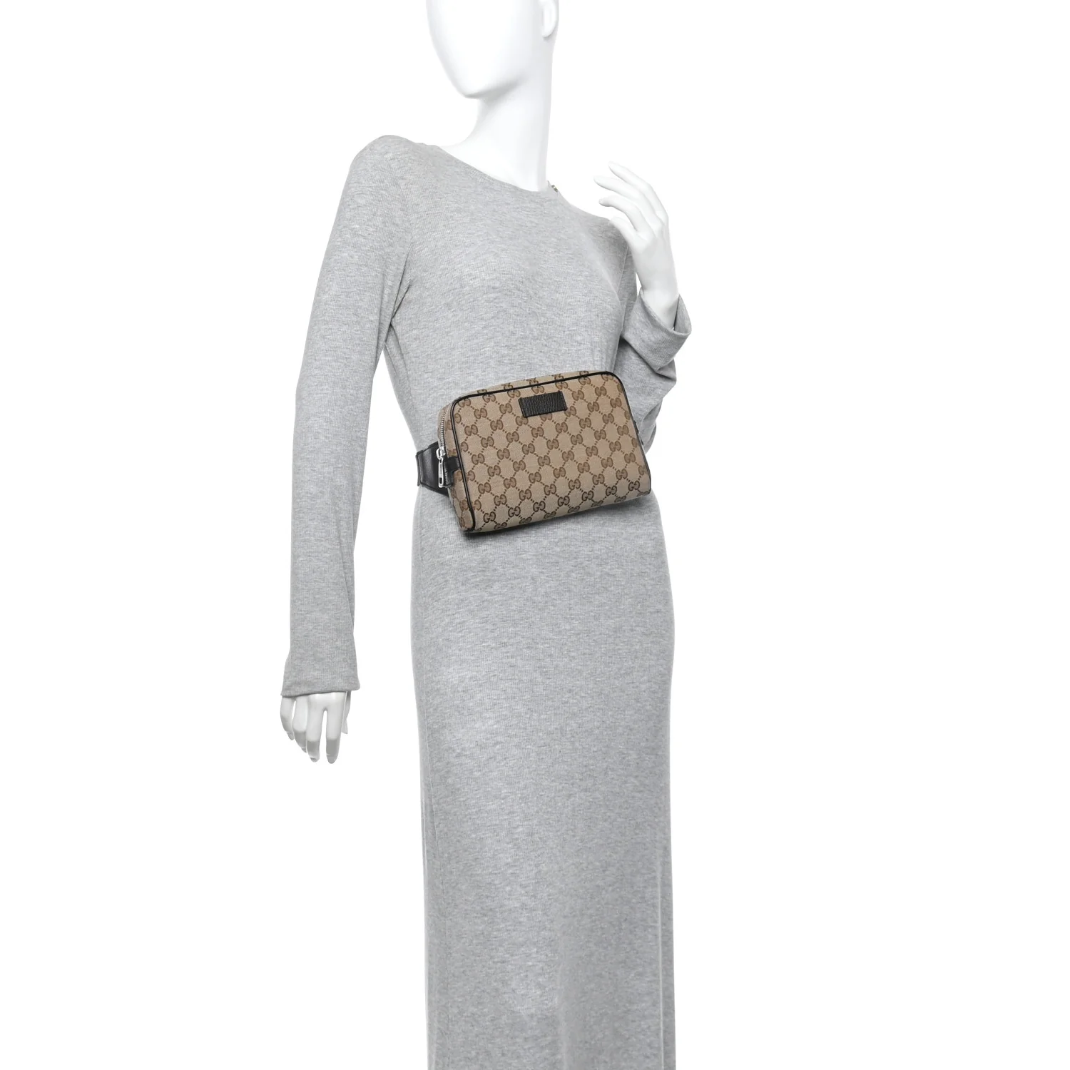Monogram Belt Bag Dark Brown