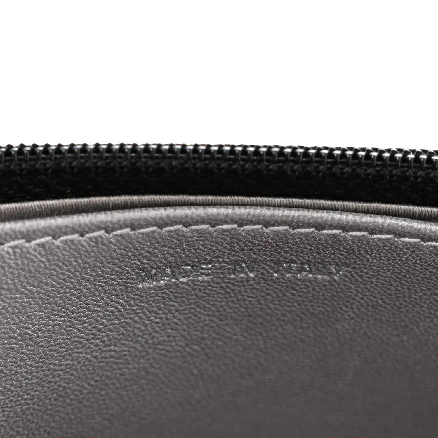 Lambskin Camellia Embossed Wallet On Chain WOC Black