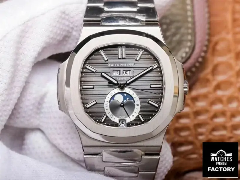 Patek Philippe Nautilus 5726 / 1A-001 PF Factory Moonphase Gray Dial