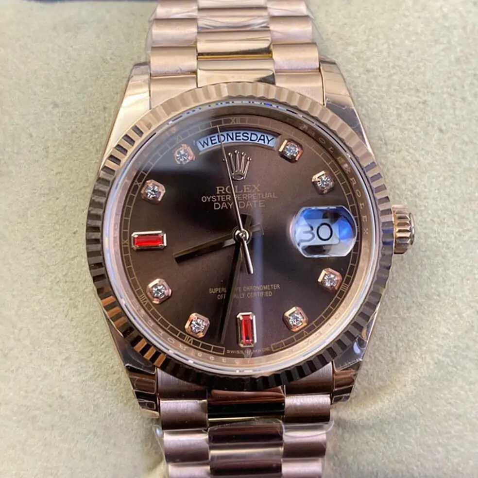 Rolex Day Date 118235 EW Factory Diamond-set Dial