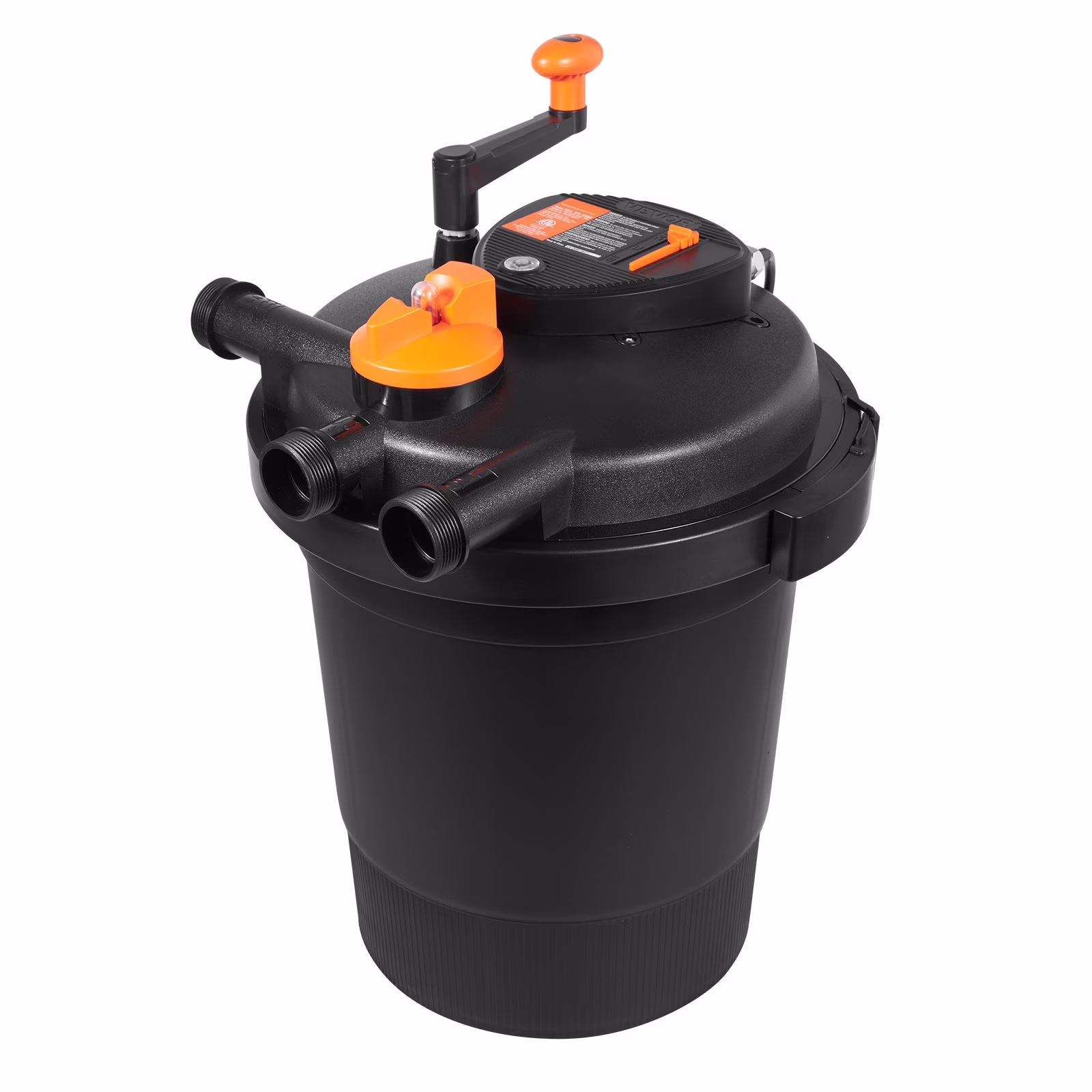 KFFKFF Biological Pressure Pond Filter, Suitable for 3200 Gallons, Equipped with 13W UV - C Lamp, 2630 GPH, Pressurized Pond Filtration System Equipment for Fountain Pool