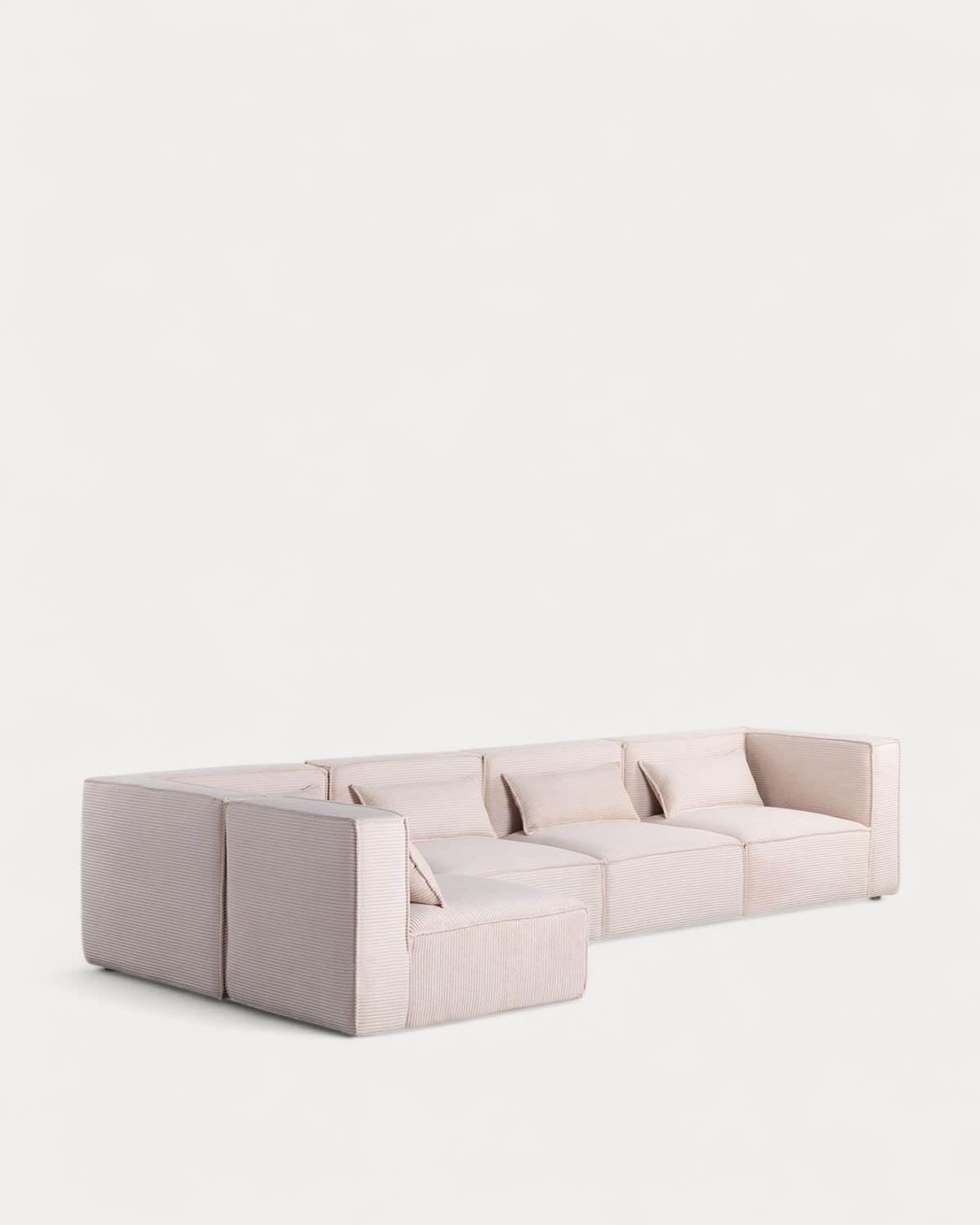 Kilhe - Sofá Modular de 5 Piezas con 2 Sillones Esquineros de Pana Gruesa Kilhe