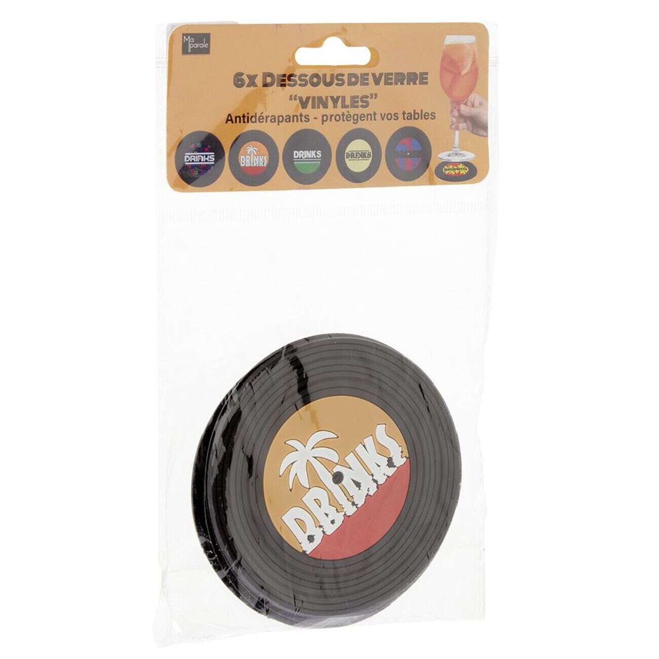 Dessous de verre Ø8cm x6